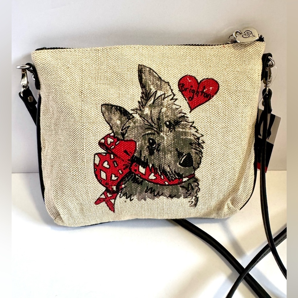 Brighton Scottie Dog Crossbody Bag NWT